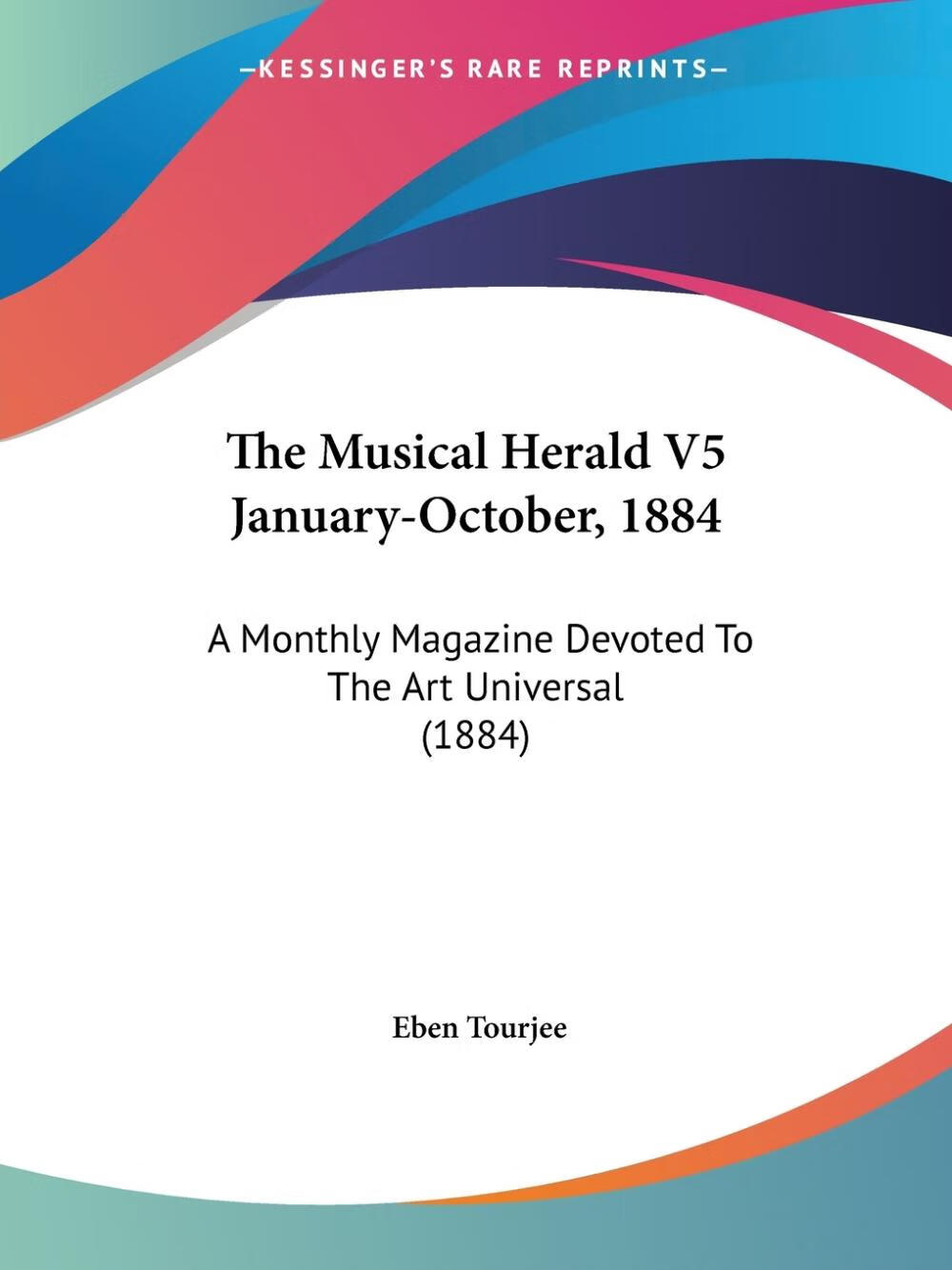 【预售 按需印刷】the musical herald v5 january-october, 1884