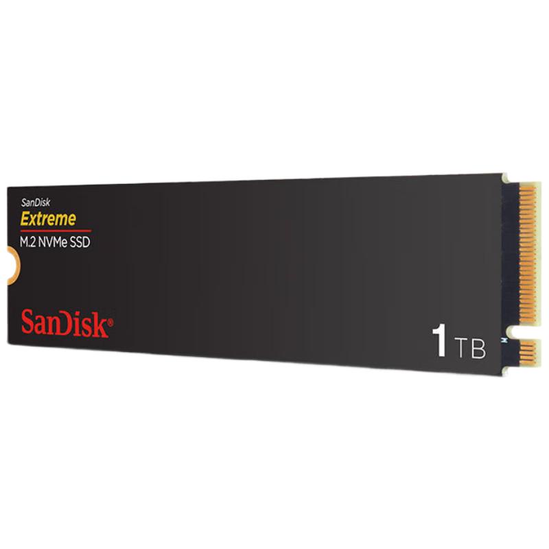 需凑单，plus:闪迪 1TB SSD固态硬盘5150MB/s读速至尊极速M.2接口PCIe4.0高速NVMe协议笔记本扩容AI电脑DIY存储