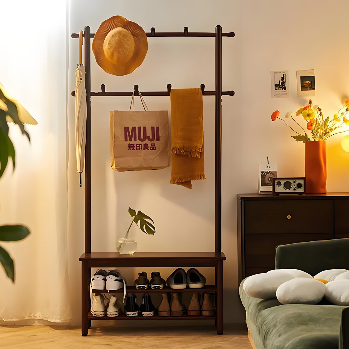 ����ʵľ�����ñ������ʽ���¼��ſڻ�Ь����ñ��һ����ʽ�¼ܶ๦�� ����ɫ  80cm