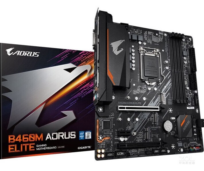 技嘉全新盒装 B460M AORUS ELITE台式机电脑ddr4主板