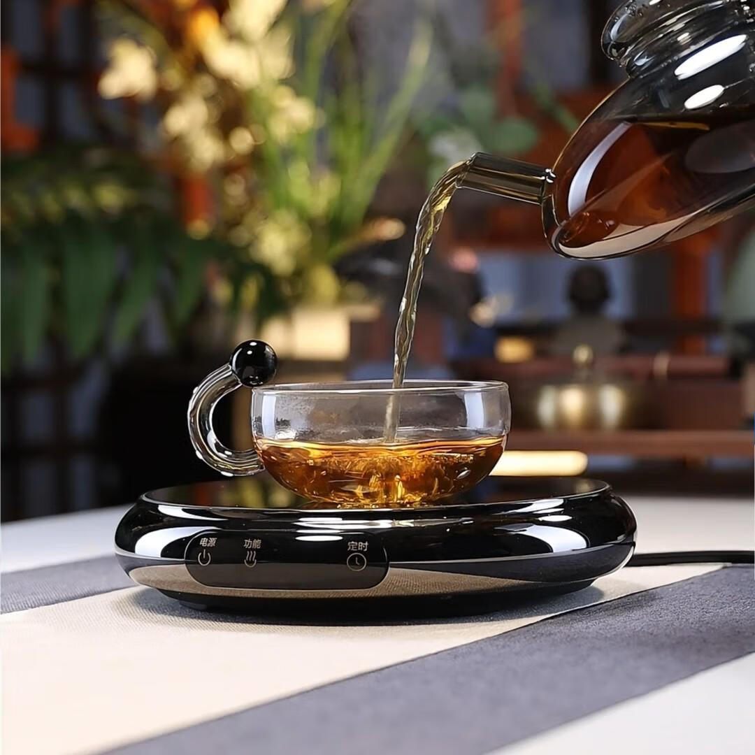 全度耐热玻璃财鼠泡茶壶煮茶煮水壶2024新款电陶炉煮茶器围炉煮茶功夫 财鼠泡茶壶透明+鼓韵陶炉