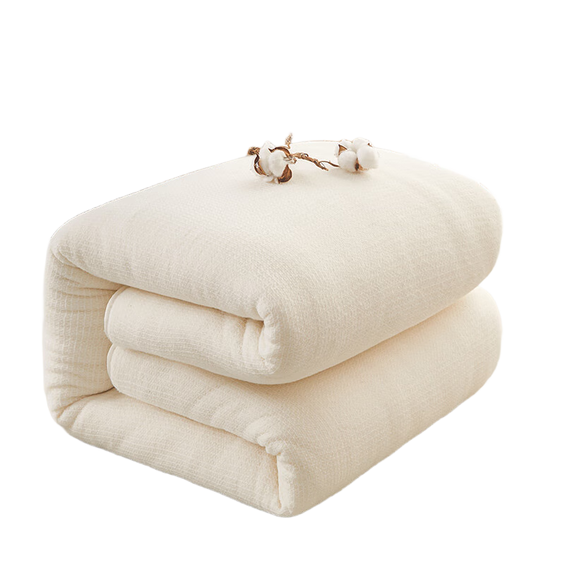 金号100%新疆长绒棉絮 春秋全棉花被芯夏季薄凉空调被子 2斤150*200cm 50.33元