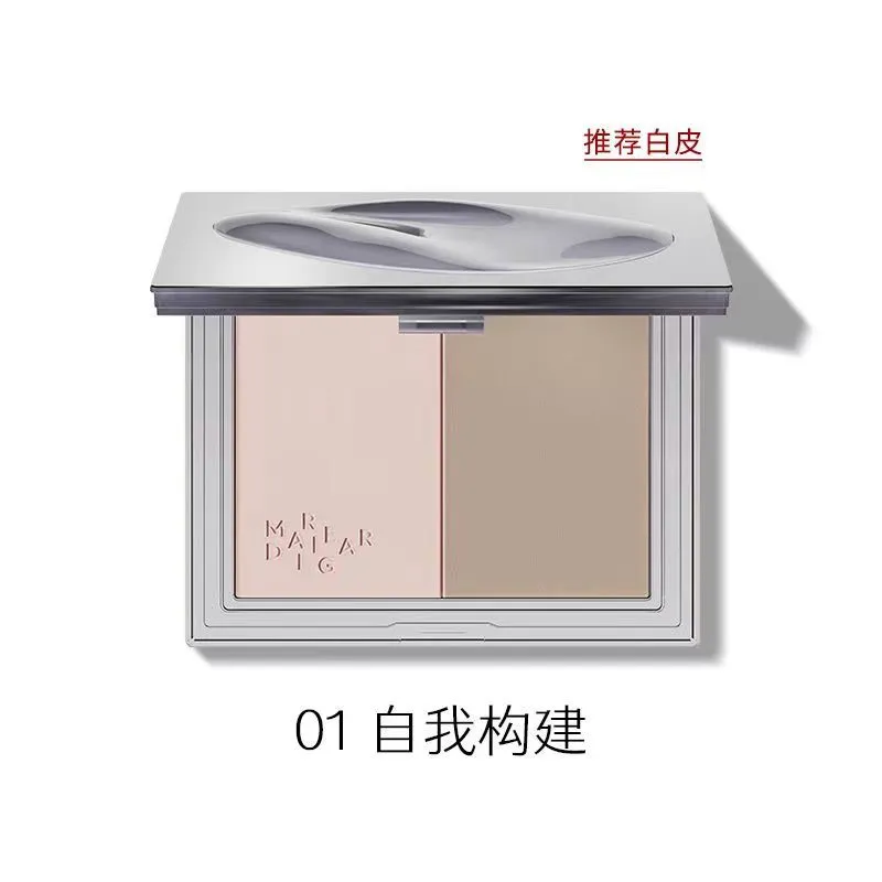 瑪麗黛佳光影戲法立體陰影粉兩用高光粉修容盤(pán)提亮鼻影側影粉定妝立體粉女 新款01自我構建（適合白皙膚色）
