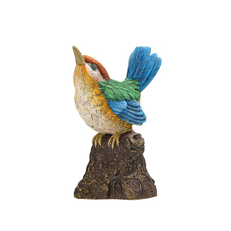 箐铜记黄铜喜鹊摆件喜上眉梢家居客厅桌面装饰品乔迁开业送礼吉祥好物 喜鹊 新中式