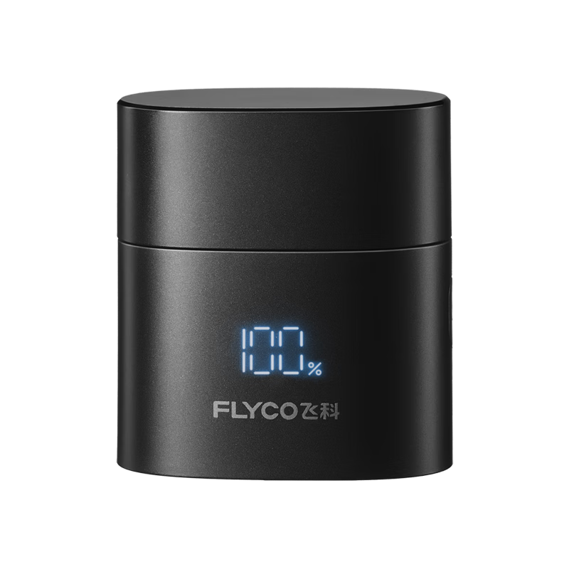 飞科（FLYCO）男士电动刮胡剃须刀双头旋转式剃须刀便携款生日520情人节日礼物送男友送老公送父亲F6星夜黑