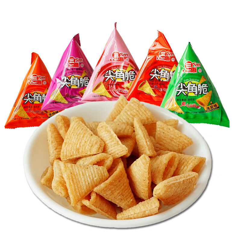 三惠(san hui)尖角脆妙脆角散装小包装三角塔锅巴膨