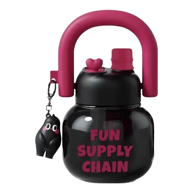 ����������������ɰ�ˮ��˫������ˮ����������Я���ϱ���ѧ��Ů �ں�ɫ800ml