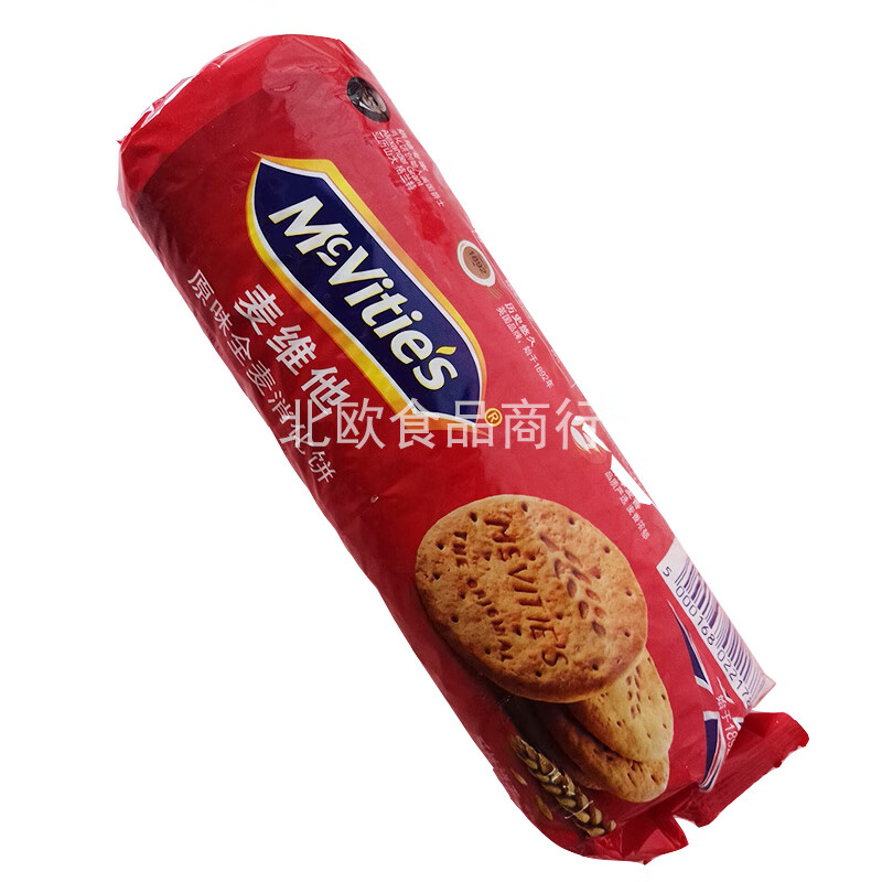 麥維他（McVitie's）進(jìn)口全麥燕麥粗糧消化餅干400g代餐低早餐飽腹脂卡零食品