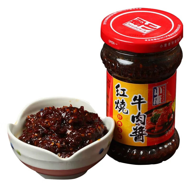 小康买5送1小康红烧牛肉酱220g拌面下饭烤肉调味酱蘸菜 220g红烧牛肉