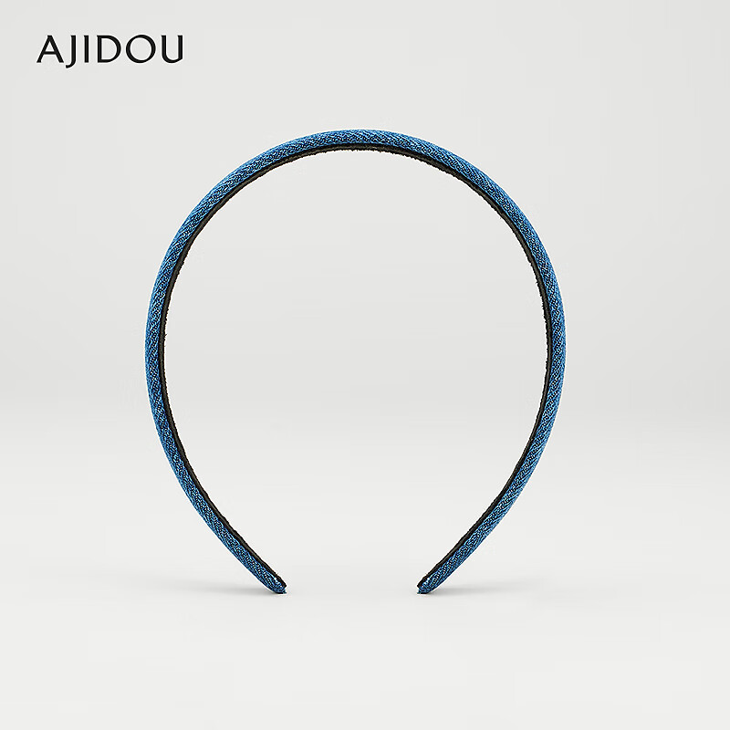 AJIDOU阿吉豆简约时尚休闲发箍元旦节跨年礼物 蓝色 1个