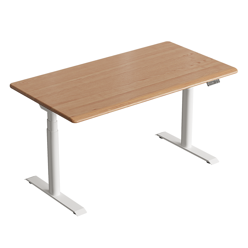 乐歌（Loctek） 【国家补贴】电动智能升降桌电脑桌家用办公青少年写字桌书桌E6 【环保板】E6雅白+1.4米白色