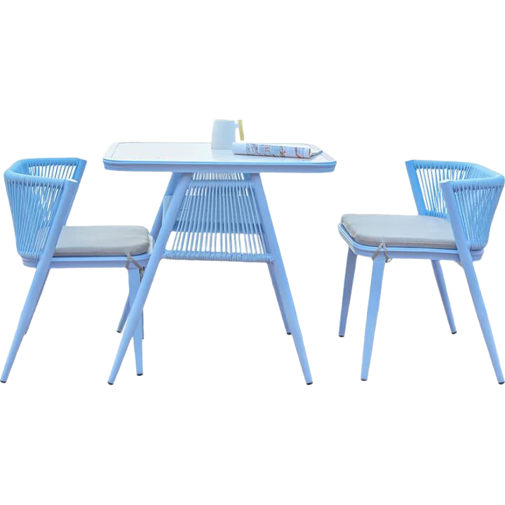 紫葉(ziye)陽(yáng)臺(tái)休閑桌椅藤椅組合現(xiàn)代簡(jiǎn)約椅子喝茶桌椅一桌兩椅藤椅三件套