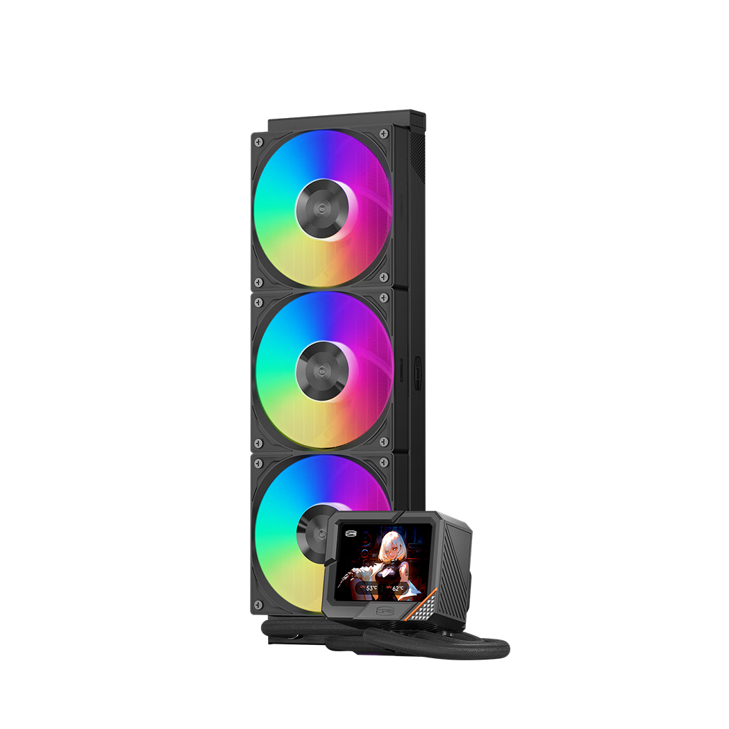 ƵPCCOOLERGT360 ARGB Display BKһʽCPUˮɢ/3.5Һ/Զ/֧1851/AM5