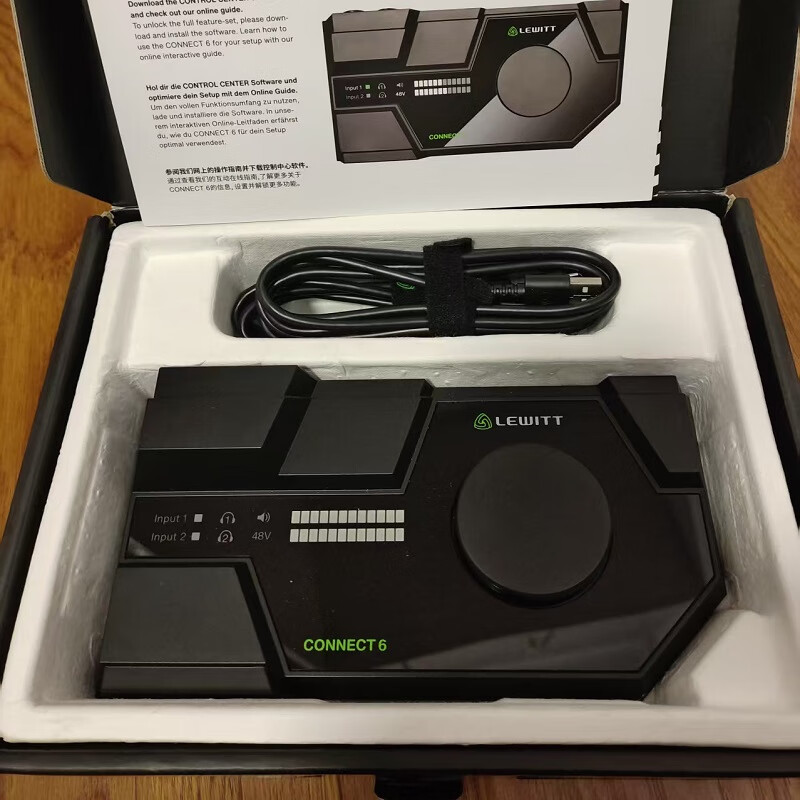 莱维特莱维特connect6 声卡直播专用唱歌手机电脑专业无线外置设备全套 开封未使用connect6(99%新)