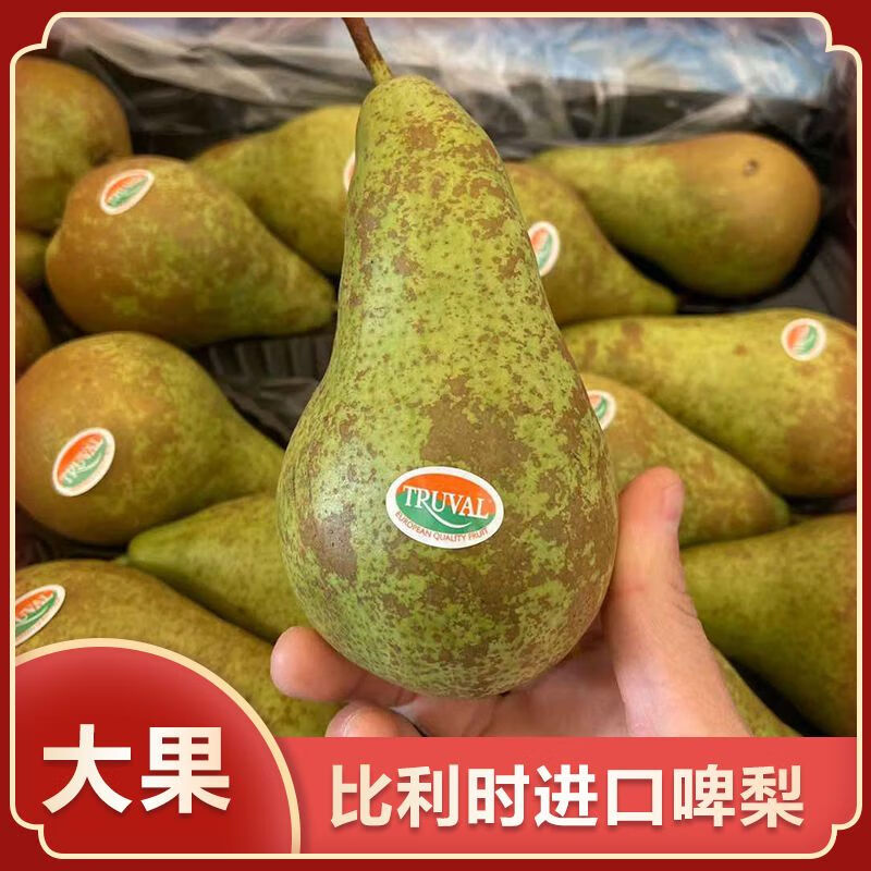 啤梨新鮮進(jìn)口比利時啤梨軟糯香甜荷蘭青啤梨新鮮孕婦兒童水果包郵 1斤大果【2-3個左右】