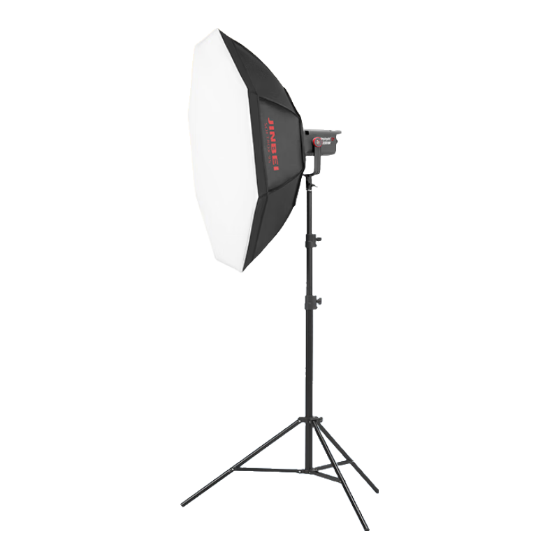 金貝（JINBEI）JL220BI直播補(bǔ)光燈220w可調(diào)色溫美顏常亮柔光燈視頻攝影棚人像發(fā)絲拍照打光燈EF220BI升級(jí)款影視燈 JL-220BI+BM95cm八角柔光箱