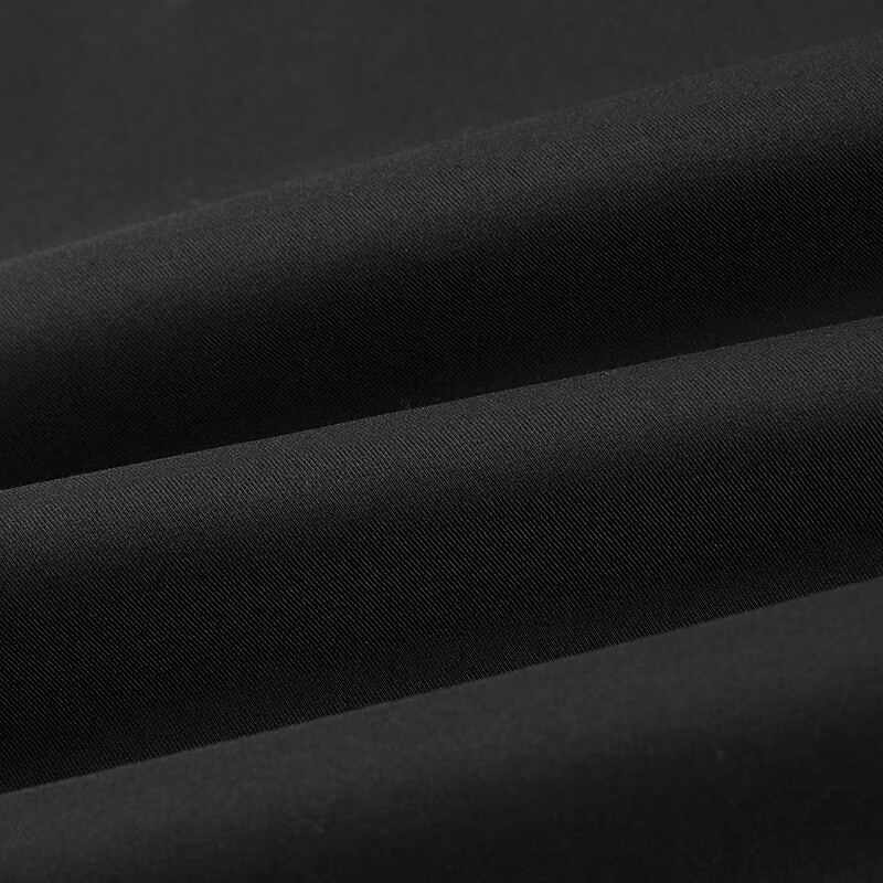 黑鲸松紧裤腰休闲裤男舒适直筒裤男休闲男裤 黑色08 XL