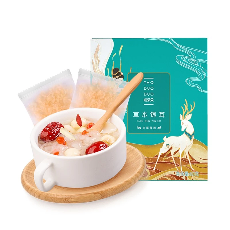 姚朵朵南北干货银耳木耳甜品煲汤白银耳免洗草本银耳 草本银耳60g