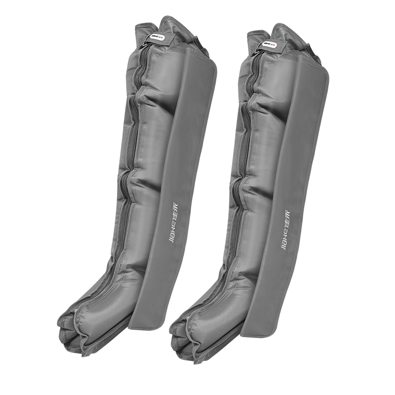 佳禾腿部按摩器空氣波壓力治療儀熱敷理療儀下肢理療儀揉捏老人家用 八腔一體加熱款 主機(jī)+雙下