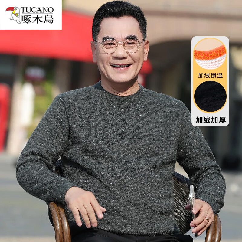 ���ڲ�������ľ��ְֶ�װë���м��޼Ӻ����걣ů������װ��������үүԲ������ M01���� 4XL /190 71.1Ԫ