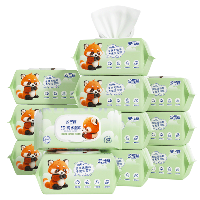 ������Ӥ��ʪ�� 80�� 12�� ���ֿ�ʪֽ�������ֿ�ר�ô�ˮʪ��    33.53Ԫ