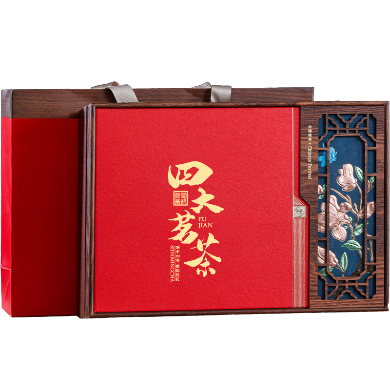 閩飲2025新品 四大茶葉禮盒裝 金駿眉紅茶 大紅袍 鐵觀(guān)音 正山小種