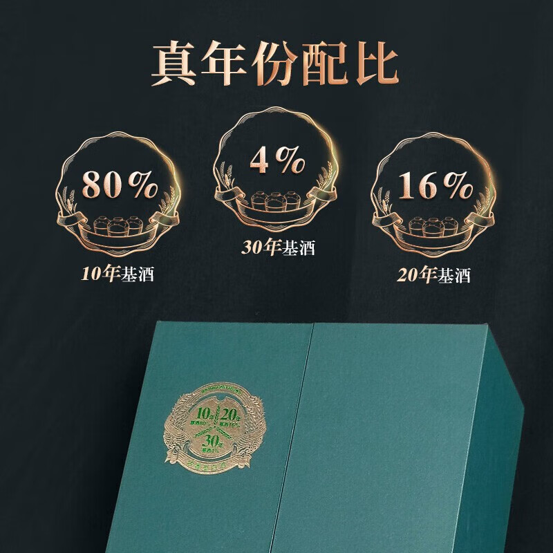 叙府 特曲 四川宜宾多粮浓香 真实年份老酒调味高度白酒  52度 500mL 6瓶 叙府特曲绿