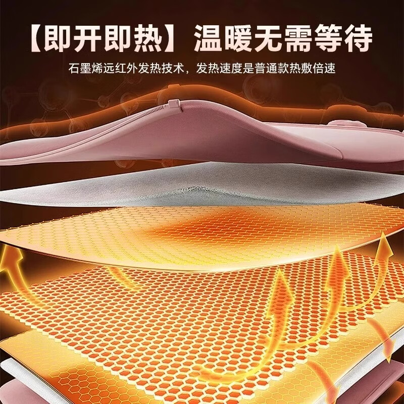 志高（CHIGO）腰部按摩仪器加热护腰带女保暖热敷暖宫大姨妈神器腰肌劳损腰间盘护腰带突出生日礼物实用送父母亲 90%顾客选择【充电顶配加厚礼盒款】艾草振动热敷 高档节日礼品送爸爸妈妈男女友老公老婆