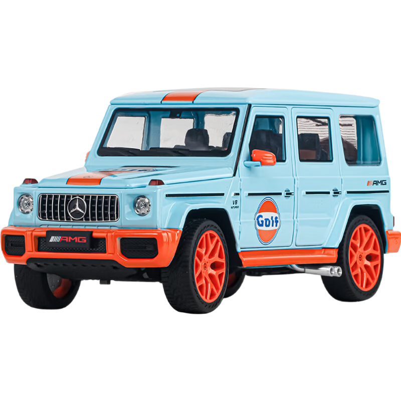 黑曼巴1:18奔馳G63海灣版車模金屬合金汽車模型仿真收藏原廠車