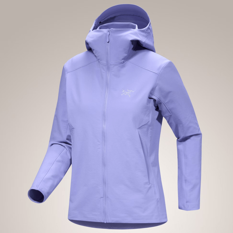 始祖鸟（ARCTERYX）女款 GAMMA HOODY/JACKET 防风 软壳 夹克 连帽_月石紫_Moonstone_X9295 XS(加拿大发货)