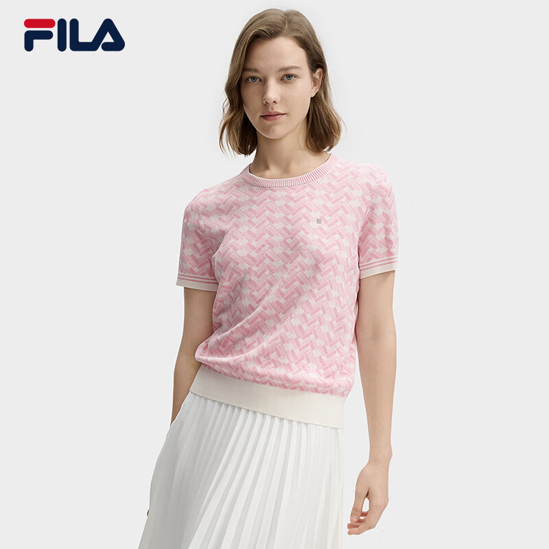 FILA��ֹٷ�t������Ů��2025�����¿�ʱ�����м�Լ������֯������ ���Ϸ�-LP M 165/84A/M