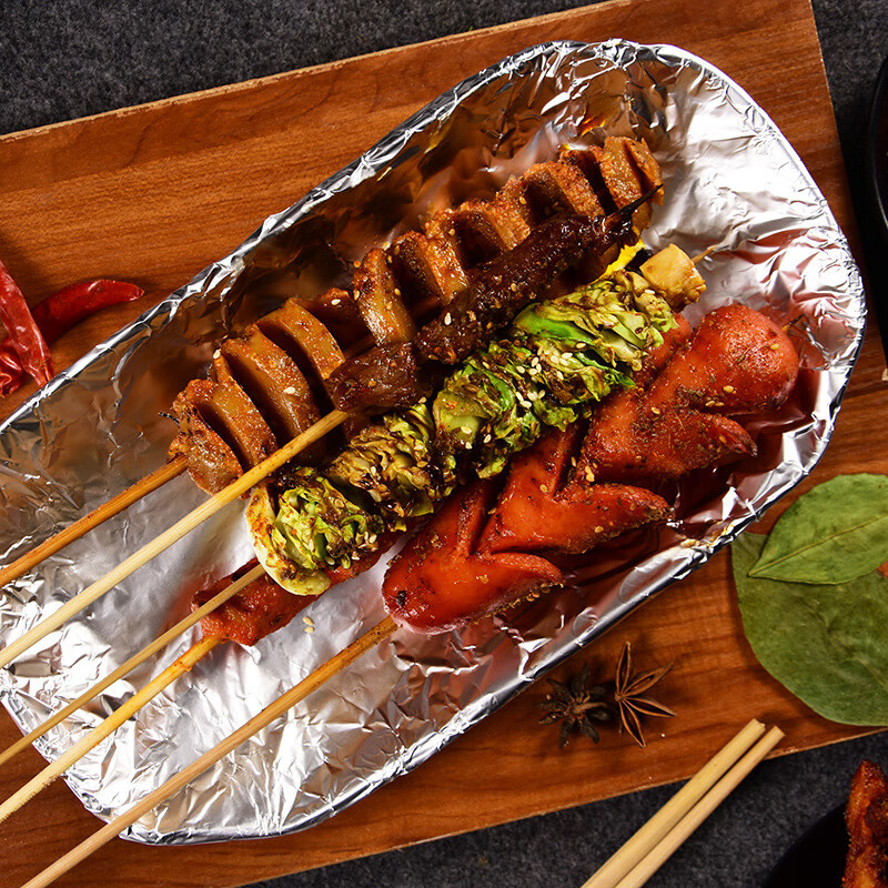 SDKYCJ加厚铝箔锡纸厨房烘焙烧烤烤箱烤鱼空气炸锅专用一次性锡纸卷 10米长*30厘米宽