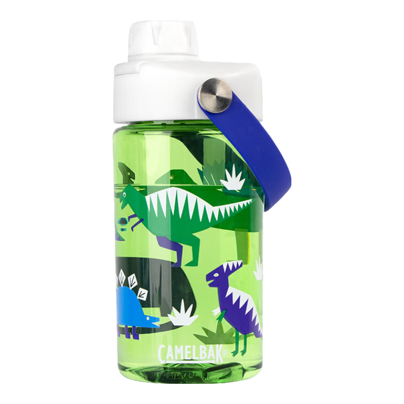 駝峰（CAMELBAK）兒童上學(xué)專用幼兒園水杯男孩學(xué)生吸管杯塑料杯女生水壺tritan卡通 【吸管杯】嘻哈恐龍400ml