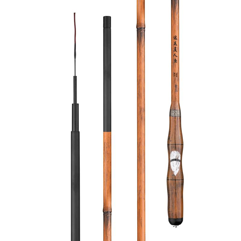 达瓦美人鱼台钓竿双调鲫鱼竿超轻超硬超细碳素野钓鲤鱼碳素28调综合钓竿竹节 6.3m 可鲫可鲤28调+竿稍+礼包 京东折扣/优惠券