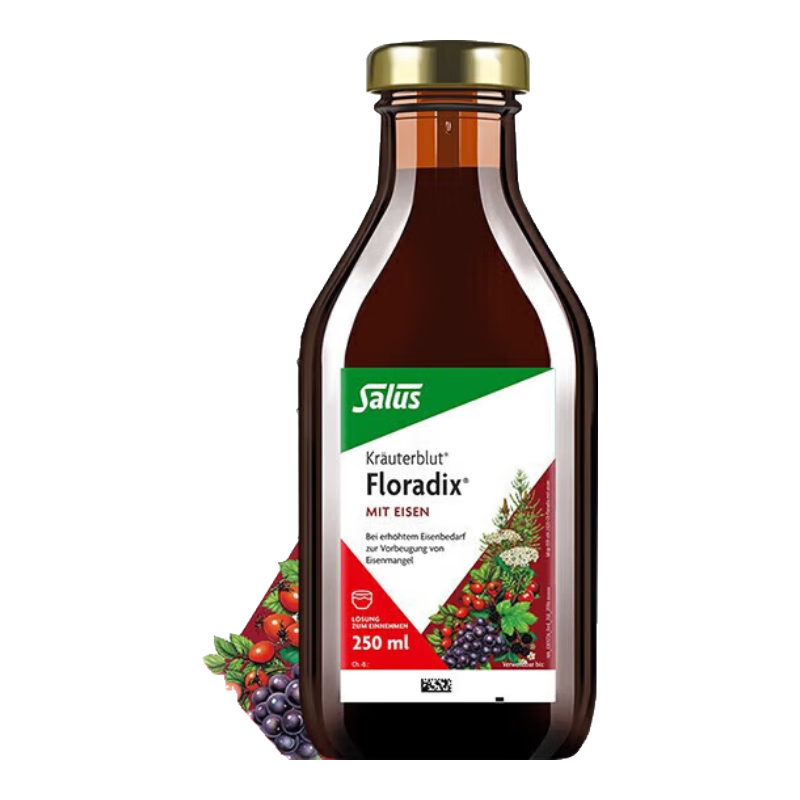鐵元莎露斯（Salus Floradix）德國紅鐵口服液500ml/瓶補鐵補氣血貧血