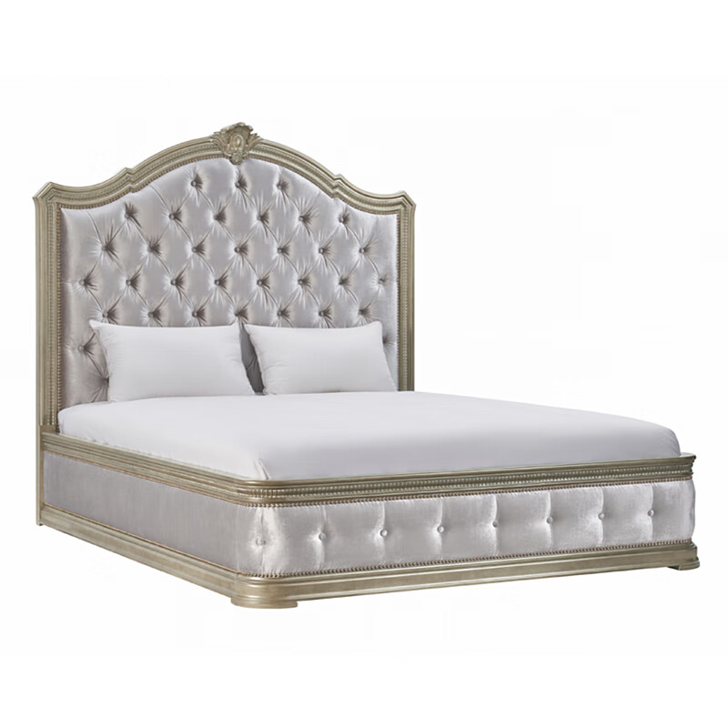 jphznb斯可馨合家美克art家具筑源实木雕花床美式轻奢欧式实木软 150