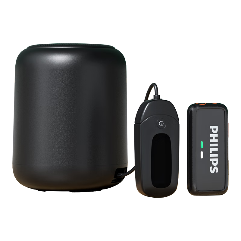 飛利浦（PHILIPS）【國家補(bǔ)貼】小蜜蜂擴(kuò)音器教師上課專用領(lǐng)夾式會議收音麥克風(fēng)音箱導(dǎo)游講解室內(nèi)戶外無線擴(kuò)音套餐