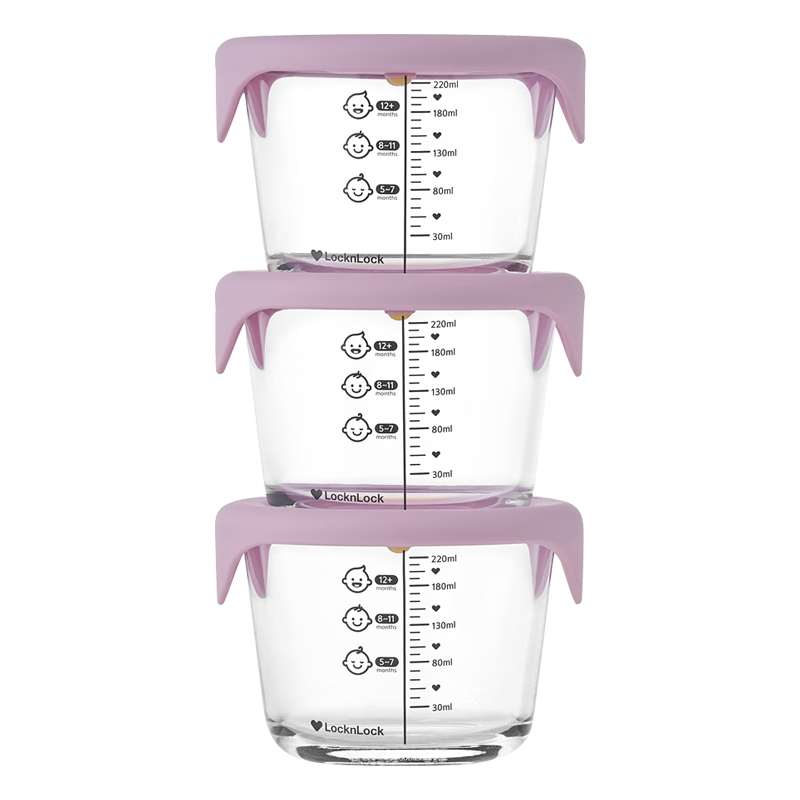 ֿֿۣLOCK&LOCKӤʳ Ȳʳ䶳ʺ ɫԲ260ML*3 95.92Ԫ