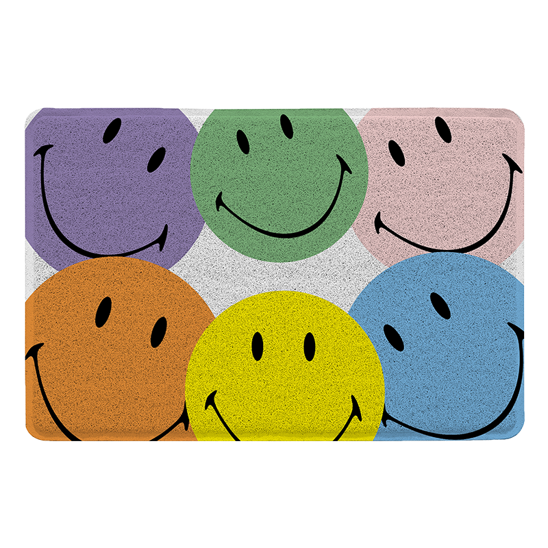 大江smiley聯(lián)名款入戶地墊門口腳墊進戶門玄關(guān)地墊進門防滑80x120cm