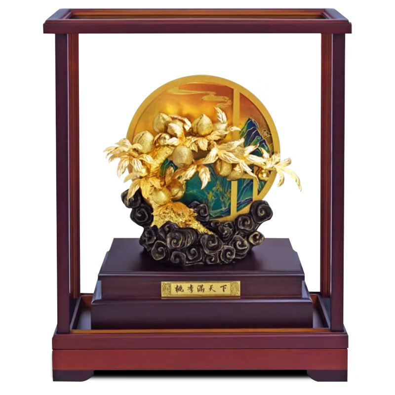 NWTB金箔桃李满天下摆件教师节礼物送老师导师纪念品毕业季校庆礼品 桃李满天下 京东折扣/优惠券