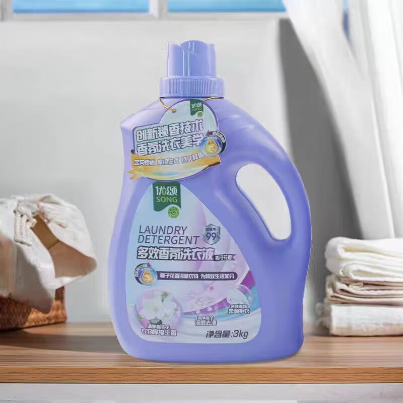 优颂（U-SONG）永辉优选优颂酵素除菌除螨深层洁净强力去污持久留香洗衣液 酵素除菌除螨* 3kg 1瓶
