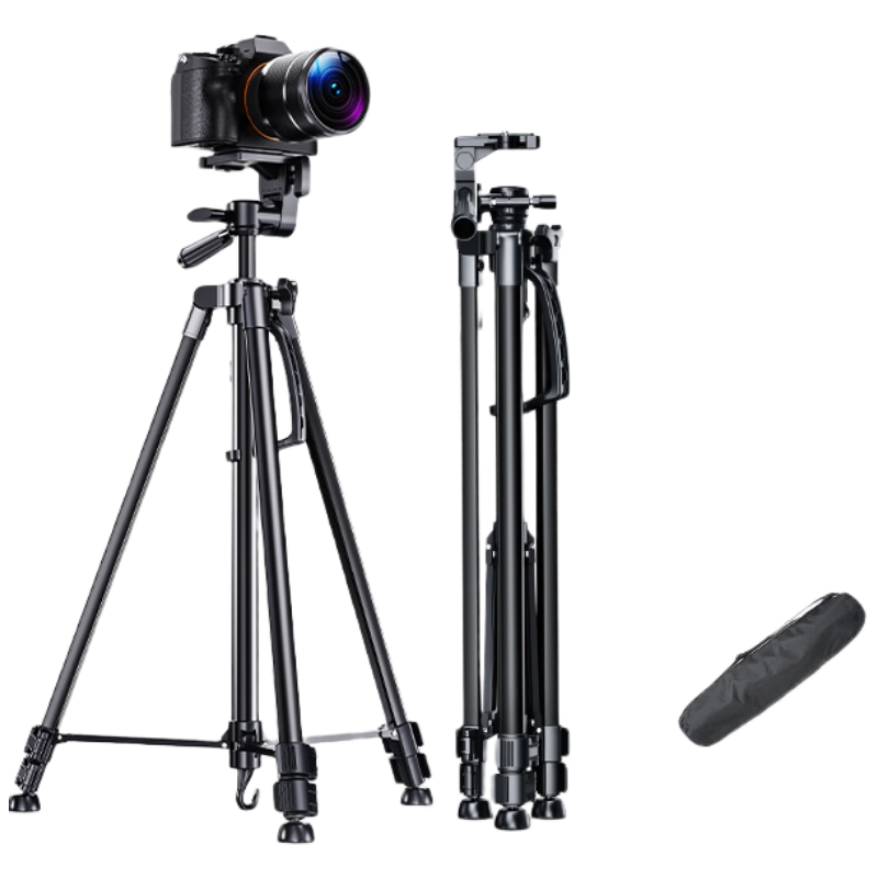 漾菲斯【1.5m特穩(wěn)】三腳架相機支架便攜單反手機直播三角架攝影攝像機微單云臺戶外拍攝適用尼康佳能索尼