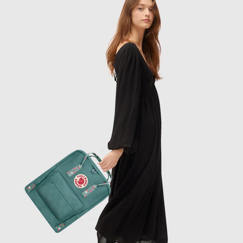 FJALLRAVEN北极狐双肩包大容量背包书包23510-664-916霜绿/五彩底纹