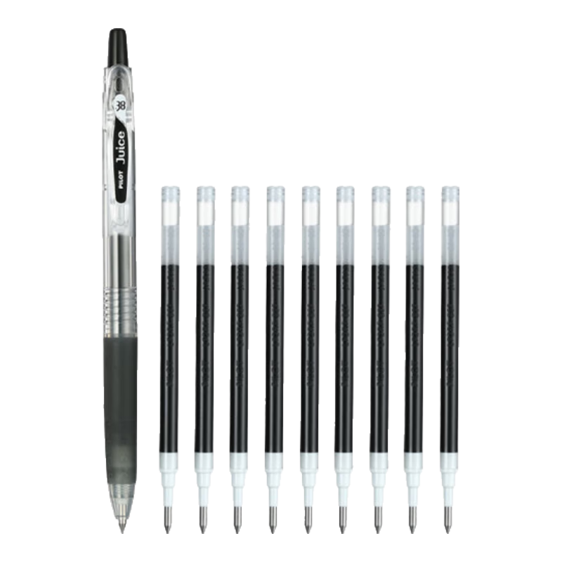 ���֣�PILOT����������Ʒ��Juice��֭�ʺ�ɫ���Ա�0.5ǩ�ֱʰ���ˮ���ľ���װ�칫��Ʒˢ�����ֵѧ�� 1��+10о