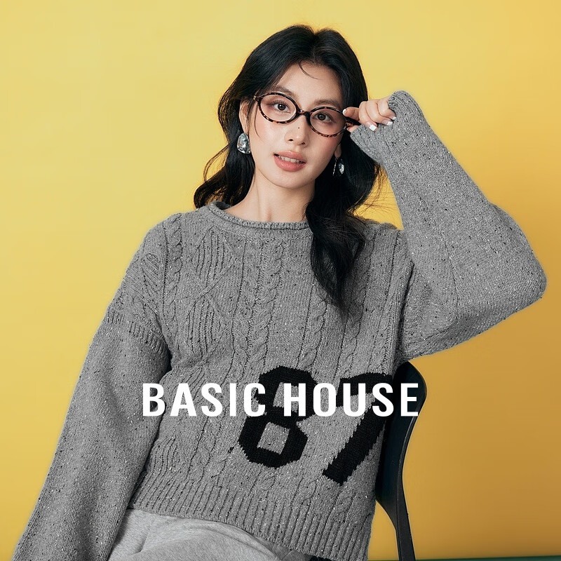 Basic House/�ټҺ���ʽ��ĸ�ỨԲ��ë��Ů�¿���ɲ�ɴ�ʻ����� ��ɫ L