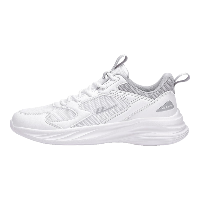 回力官方男鞋秋季跑步鞋男款老爹鞋透氣運動鞋男士學生舒適休閑鞋子男 白灰0358 42