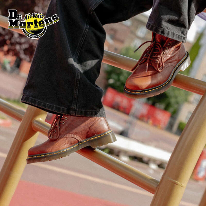 马丁博士（Dr.Martens）1460 Ambassador英伦冬百搭软皮女马丁靴 红棕色 38