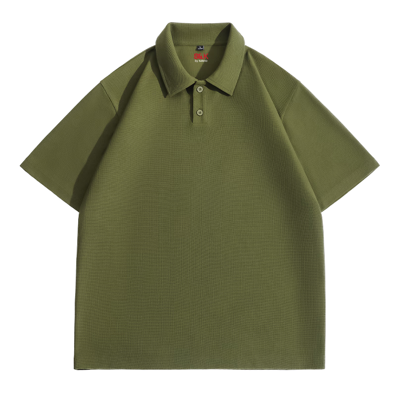 百亿补贴:班尼路S&K系列POLO衫男纯色百搭通勤款重磅华夫格抗皱舒适透气翻领短袖 【重磅华夫格】-灰#纯色 M45.9元