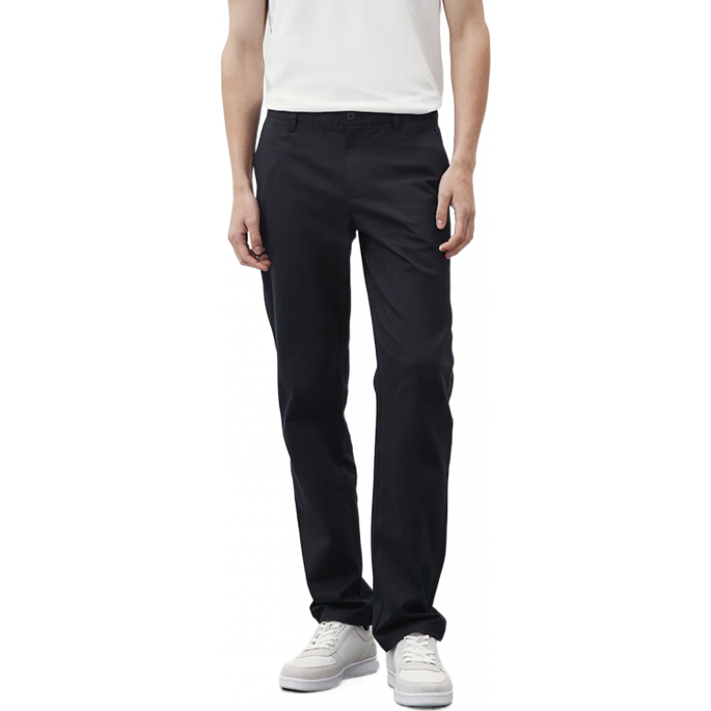 Marc O'Polo/MOP 2024冬季新款商务简约肌理磨毛直筒男士休闲长裤
 黑色990 32