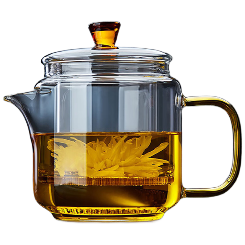 全度（Quandu） 茶壺玻璃泡茶器加厚耐熱玻璃泡茶壺過濾茶壺功夫茶具